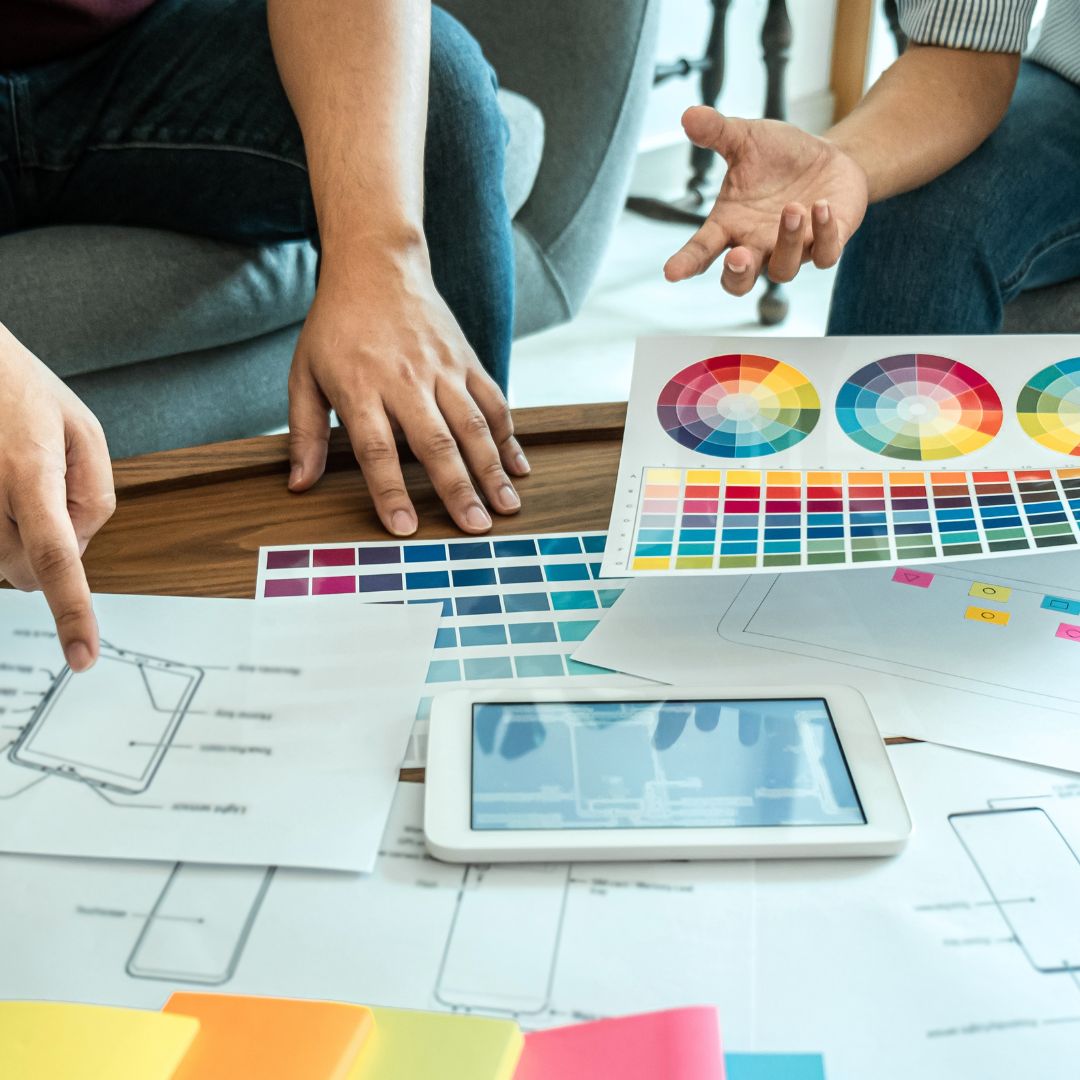 Professional web design layout