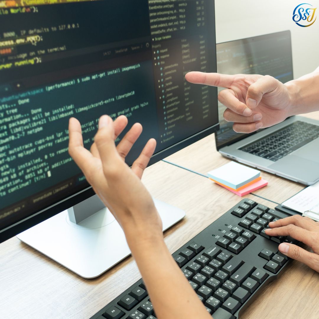 Web developer coding custom functions