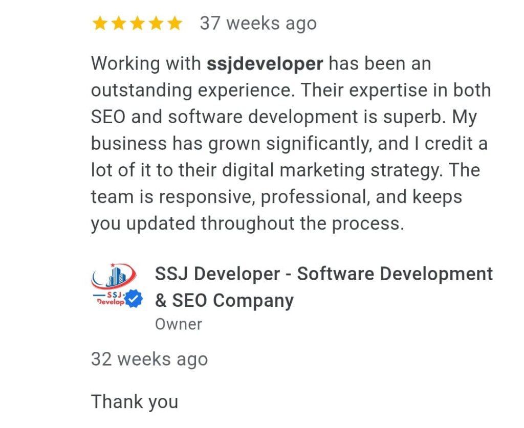 SSJ Developer Case Study