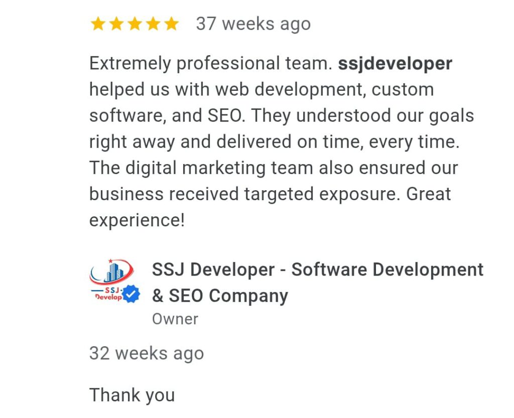 SSJ Developer Case Study