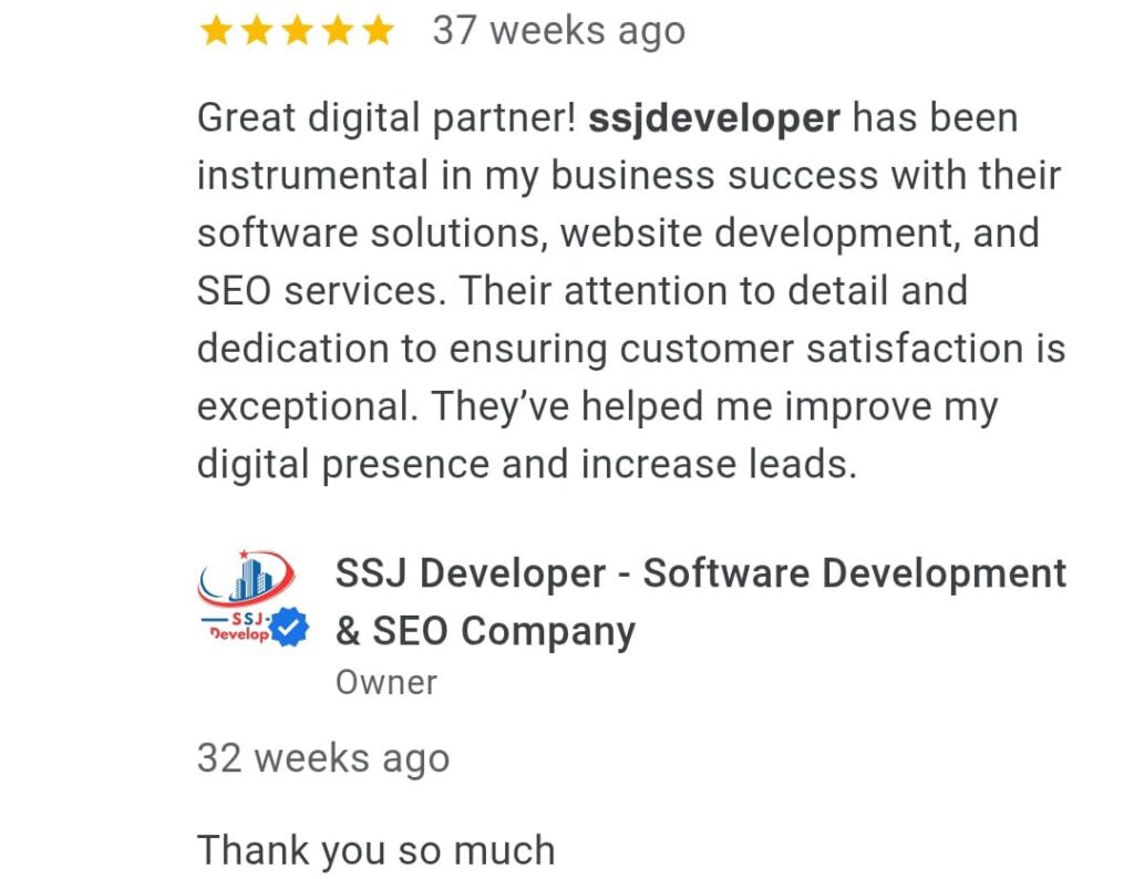 SSJ Developer Case Study