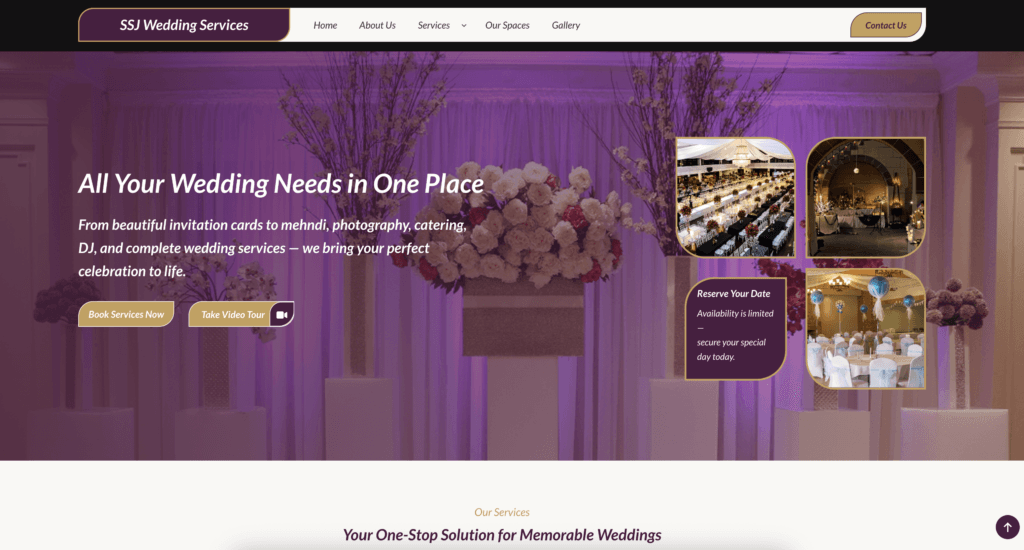 SSJ Wedding Services